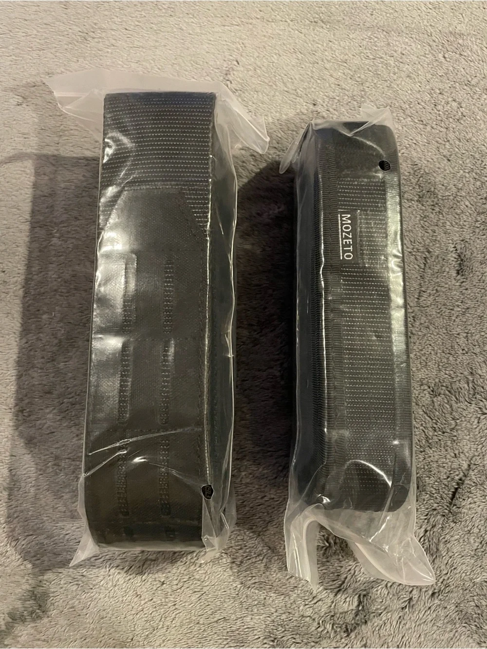 MOZETO 2” Nylon Duty Belt Black Law Enforcement Security Belt Loops Not Incuded